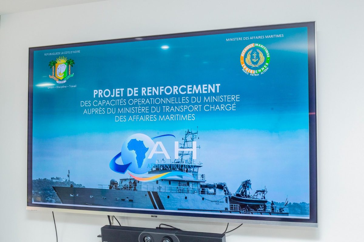 Écran présentation Projet de Renforcement African Holding